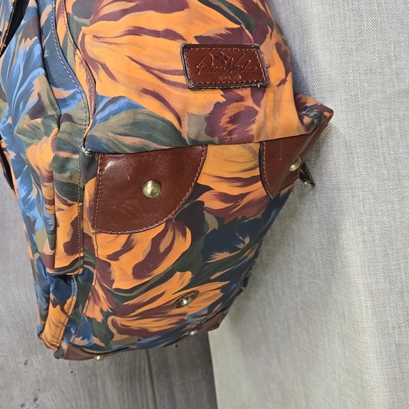 Patricia Nash Sorlana Floral Nylon Leather Tote Bag - Picture 6 of 16